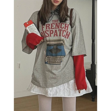 Áo thun Boxy nam nữ tay ngắn lỏng lẻo 100% cotton mùa hè - RTOML, giá 69.000₫ 3 Áo thun Boxy nam nữ tay ngắn lỏng lẻo 100% cotton mùa hè - RTOML, giá 69.000₫ 3