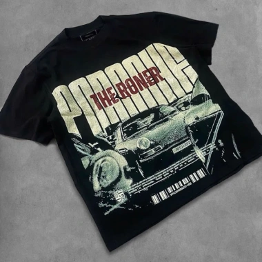 Áo thun BOXY Porsche Classic Roner 100% cotton form rộng unisex giảm giá 299k