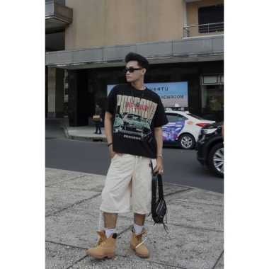 Áo thun BOXY Porsche Classic Roner 100% cotton form rộng unisex giảm giá 299k