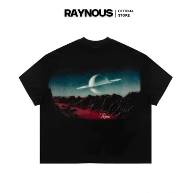 Áo Thun Boxy Raynous Planet Unisex Nam Nữ - Giá 215k Nhận Sau Tết Giảm Giá