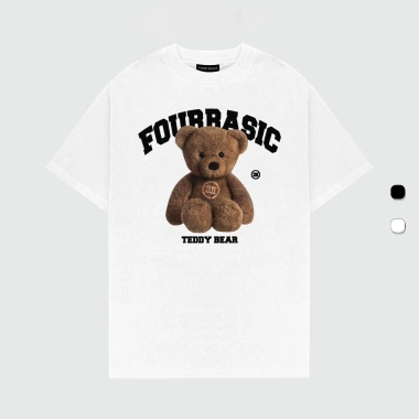 Áo thun boxy rộng Teddy Fullbox streetwear cổ tròn unisex cotton RTOML 69k 4 Áo thun boxy rộng Teddy Fullbox streetwear cổ tròn unisex cotton RTOML 69k 4