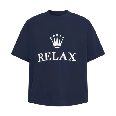 Áo Thun Boxy Unisex Relax Tee Navy – Form rộng, thoải mái, giá chỉ 431.200₫