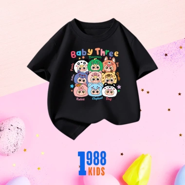 Áo thun Bybythree BB16 bé gái cotton đa màu, thoáng mát, giá chỉ 90.000 4