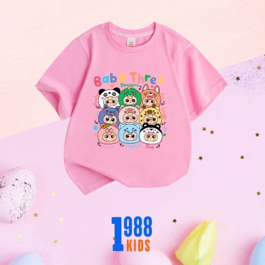 Áo thun Bybythree BB16 bé gái cotton đa màu, thoáng mát, giá chỉ 90.000 8
