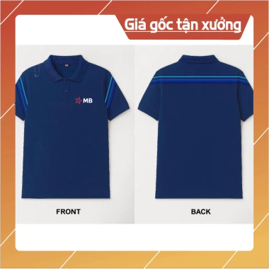 Áo thun cao cấp đồng phục Ngân hàng MB thời trang chuyên nghiệp, giá 195.000₫ 6 Áo thun cao cấp đồng phục Ngân hàng MB thời trang chuyên nghiệp, giá 195.000₫ 6