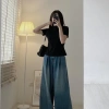Áo thun cao cổ tay ngắn form ôm body, basic, giảm giá 75.000đ - Giá gốc 97.500đ 4