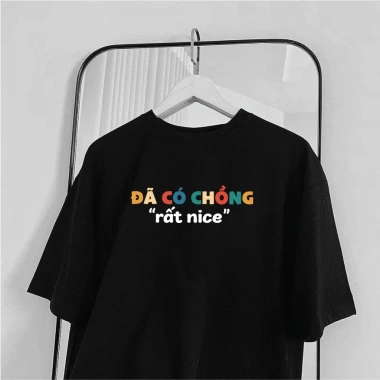 Áo thun cặp đôi Đã Có Vợ Đã Có Chồng Cổ Tròn Lãng Mạn, Quà Tặng Bạn Đời 145k