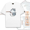 Áo thun cặp đôi in hình Chó Mèo kéo dây siêu dễ thương – Unisex Nam Nữ, chỉ 155k 5