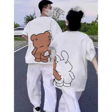 Áo thun cặp đôi thiết kế độc đáo mùa hè cotton, giá 124.200đ, giao hàng nhanh 4 Áo thun cặp đôi thiết kế độc đáo mùa hè cotton, giá 124.200đ, giao hàng nhanh 4