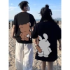 Áo thun cặp đôi thiết kế độc đáo mùa hè cotton, giá 124.200đ, giao hàng nhanh 5