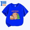 Áo thun Capybara Noel cho Bé - Cộc tay, cotton mát, size 15-40kg, nhiều màu, mã TE141, chỉ 90.000 VND 5