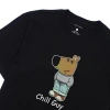 Áo Thun Chill Guy Chill Girl Oversize 100% Cotton Hài Hước Meme Công Sở Nam Nữ 5