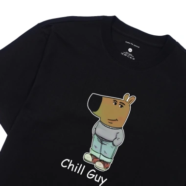 Áo Thun Chill Guy Chill Girl Oversize 100% Cotton Hài Hước Meme Công Sở Nam Nữ 5