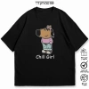 Áo Thun Chill Guy Chill Girl Oversize 100% Cotton Hài Hước Meme Công Sở Nam Nữ 9