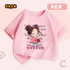 Áo thun cho bé gái 100% Cotton mềm mại, in hình ngộ nghĩnh - Giá 89.000₫