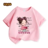 Áo thun cho bé gái 100% Cotton mềm mại, in hình ngộ nghĩnh - Giá 89.000₫ 8