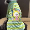 Áo thun chó lớn sọc xanh thoáng mát tay ngắn Golden, phù hợp Border Collie và Labrador đi dạo mùa hè 306.623 VND 5