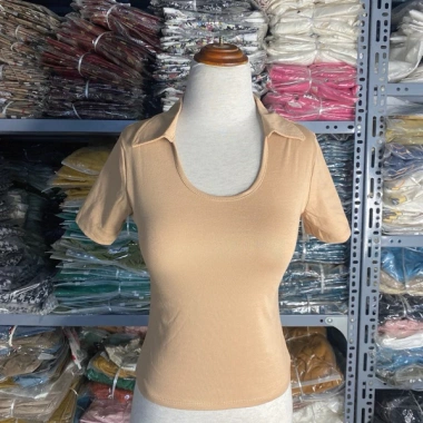 Áo thun cổ bẻ khoét trước bo dáng mới - Giá chỉ 82.800₫, giảm tới 22% 2