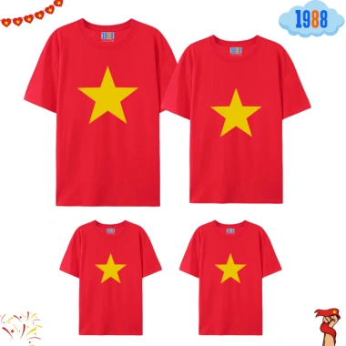Áo thun cờ đỏ sao vàng cotton co giãn 4 chiều, size 15-76kg, mặc mát 90.000₫ 9 Áo thun cờ đỏ sao vàng cotton co giãn 4 chiều, size 15-76kg, mặc mát 90.000₫ 9