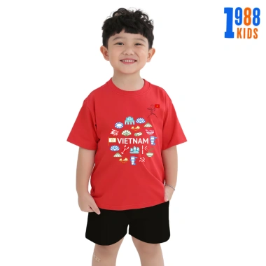 Áo Thun Cờ Đỏ Sao Vàng Việt Nam Cho Bé Trai và Bé Gái - Giá Giảm 90.000 VND 10