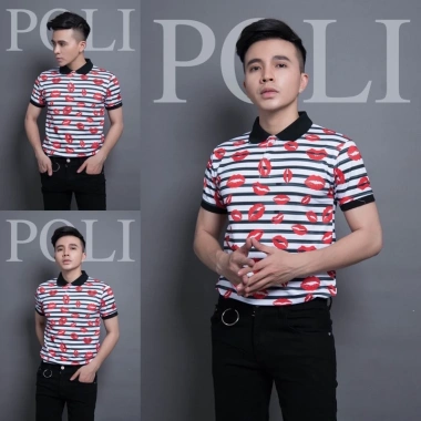 Áo thun cổ polo in hình đẹp, chất mềm, giảm còn 100k (giá gốc 127k)