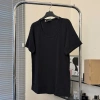 Áo Thun Cổ Rộng Nam Nữ Basic Cotton Tay Ngắn Slimfit Đen Trắng Giá 105k 7