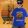 Áo Thun Cổ Thuyền Unisex Thiết Kế Hoạt Hình - Hàng Có Sẵn COD2.025 Giá 100.333 VND Giảm Đến 124.413 VND 6