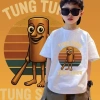 Áo Thun Cổ Thuyền Unisex Thiết Kế Hoạt Hình - Hàng Có Sẵn COD2.025 Giá 100.333 VND Giảm Đến 124.413 VND 10