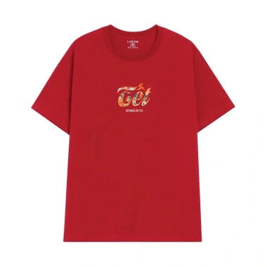 Áo Thun Cổ Tròn Casual Nam LADOS-9.260 In Hình Tết 2.026 100% Cotton Thấm Hút Mồ Hôi Form Unisex Thời Trang Đồ Nam Đẹp Giá 181.000₫