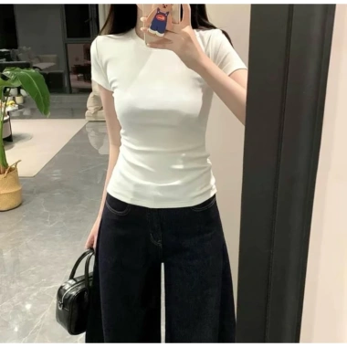 Áo thun cổ tròn Cotton Bacsi mã 01 chất liệu mềm, thoáng mát, giá chỉ 89.250 VND 7