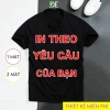 Áo thun cổ tròn in nhiều màu 1-2 ngày - In đồng phục nhóm, quán ăn, công ty, FREE thiết kế, 75.000₫