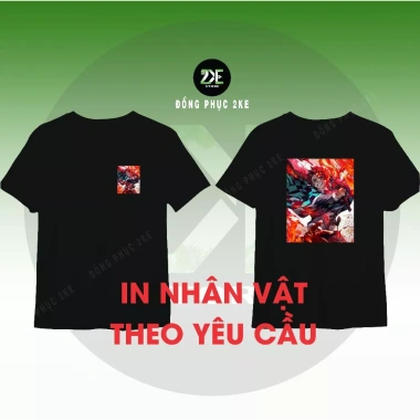 Áo thun cổ tròn in nhiều màu 1-2 ngày - In đồng phục nhóm, quán ăn, công ty, FREE thiết kế, 75.000₫ 5