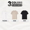 Áo thun cổ tròn ngắn tay thêu sói LADOS-9.234 100% cotton siêu mát, thấm hút mồ hôi - 144.000₫ 3