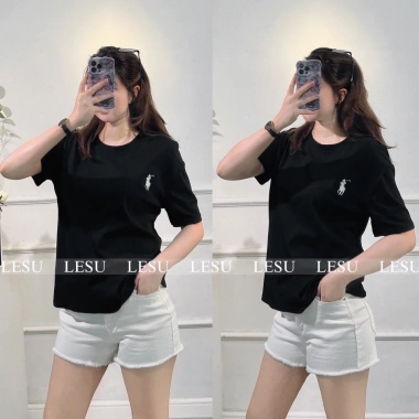 Áo thun cổ tròn thêu hình - Ảnh tự chụp - Giá chỉ 205.000đ - Vải mềm thoáng mát 11 Áo thun cổ tròn thêu hình - Ảnh tự chụp - Giá chỉ 205.000đ - Vải mềm thoáng mát 11