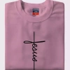 Áo thun cổ tròn unisex in hình Chân Kitô - Trẻ trung, giá ưu đãi 143.332 VND