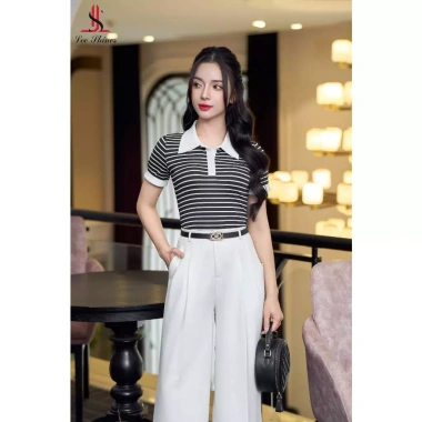 Áo thun cổ trụ trắng đen cotton mềm mại co giãn 4 chiều giá chỉ 245.000đ 2 Áo thun cổ trụ trắng đen cotton mềm mại co giãn 4 chiều giá chỉ 245.000đ 2