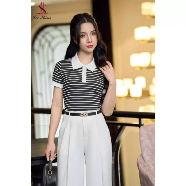 Áo thun cổ trụ trắng đen cotton mềm mại co giãn 4 chiều giá chỉ 245.000đ 10 Áo thun cổ trụ trắng đen cotton mềm mại co giãn 4 chiều giá chỉ 245.000đ 10