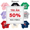 Áo thun cộc tay BabyloveGO in hình độc đáo - Giá 125k, giao mẫu ngẫu