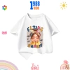 Áo thun cộc tay bé gái Flying Rabbit đa màu cotton thoáng mát co giãn tốt - 90.000đ
