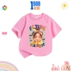 Áo thun cộc tay bé gái Flying Rabbit đa màu cotton thoáng mát co giãn tốt - 90.000đ 2