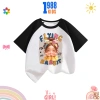 Áo thun cộc tay bé gái Flying Rabbit đa màu cotton thoáng mát co giãn tốt - 90.000đ 7