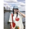 Áo thun cộc tay dài rộng cotton siêu thoáng mát mùa hè cho nam nữ - KHOSI SP331 giảm còn 119k 4