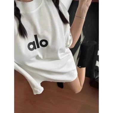 Áo thun cộc tay dài rộng cotton thoáng mát in chữ NGOMINH SP342 - Nam nữ, giá 119k