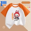 Áo thun cộc tay LABUBU ăn mì cho bé - cotton mềm mịn, thoáng mát, chỉ 108.000đ 2