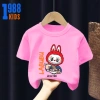 Áo thun cộc tay LABUBU ăn mì cho bé - cotton mềm mịn, thoáng mát, chỉ 108.000đ 5