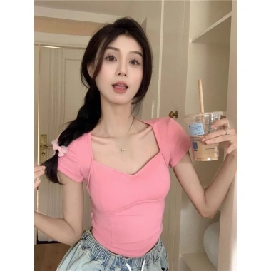 Áo thun cộc tay nữ croptop ngắn xoắn nơ hở lưng cách điệu hottrend - Freeship - 119k 4 Áo thun cộc tay nữ croptop ngắn xoắn nơ hở lưng cách điệu hottrend - Freeship - 119k 4
