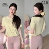 Áo Thun Cộc Tay Rút Dây AN NHIÊN SHOP Cotton Thoáng Mát, Thấm Hút Mồ Hôi, Co Giãn 4 Chiều - 170k 4