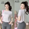 Áo Thun Cộc Tay Rút Dây AN NHIÊN SHOP Cotton Thoáng Mát, Thấm Hút Mồ Hôi, Co Giãn 4 Chiều - 170k 5