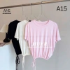 Áo Thun Cộc Tay Rút Dây AN NHIÊN SHOP Cotton Thoáng Mát, Thấm Hút Mồ Hôi, Co Giãn 4 Chiều - 170k 6