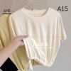 Áo Thun Cộc Tay Rút Dây AN NHIÊN SHOP Cotton Thoáng Mát, Thấm Hút Mồ Hôi, Co Giãn 4 Chiều - 170k 8